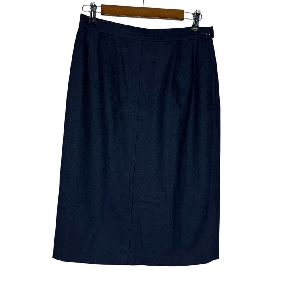 Vintage Pendleton Straight Skirt size 12 Blue